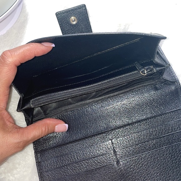 Gucci monogram long wallet black - Picture 6 of 11